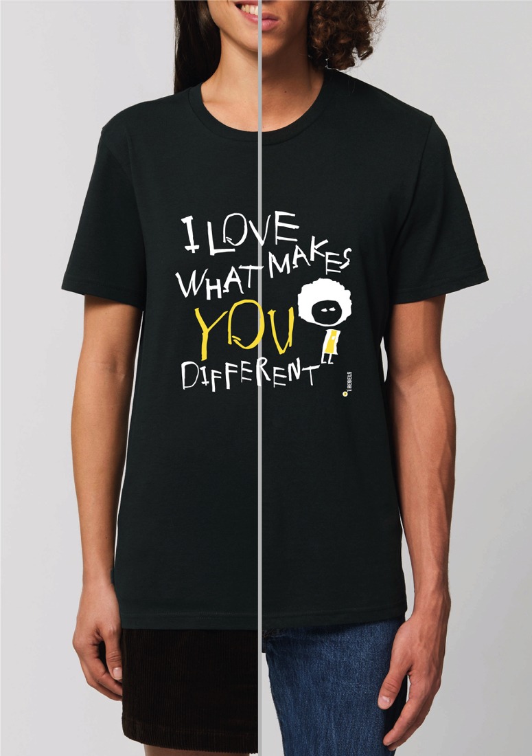 T-Shirt Unisexe I love what makes you different